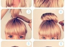 hair bun tutorial