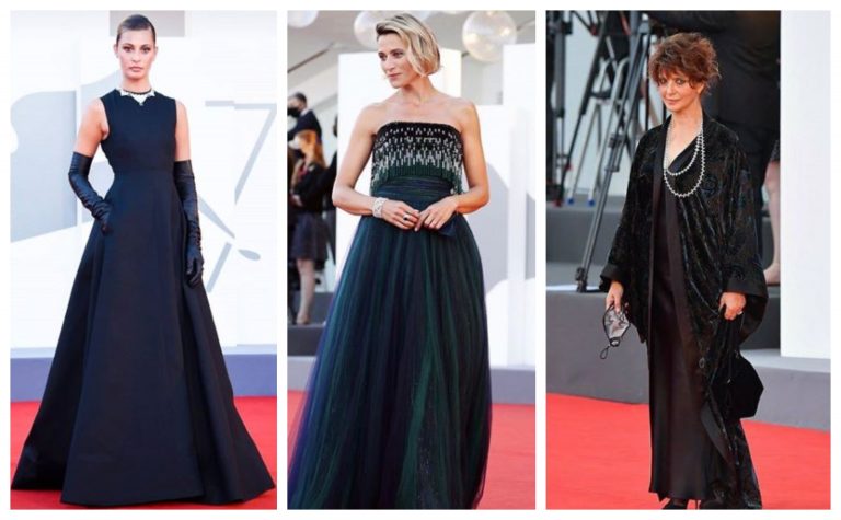 festival di venezia 2020 look red carpet