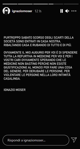 Moser sfogo