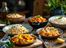 Pasta e riso in un piatto sano e gustoso