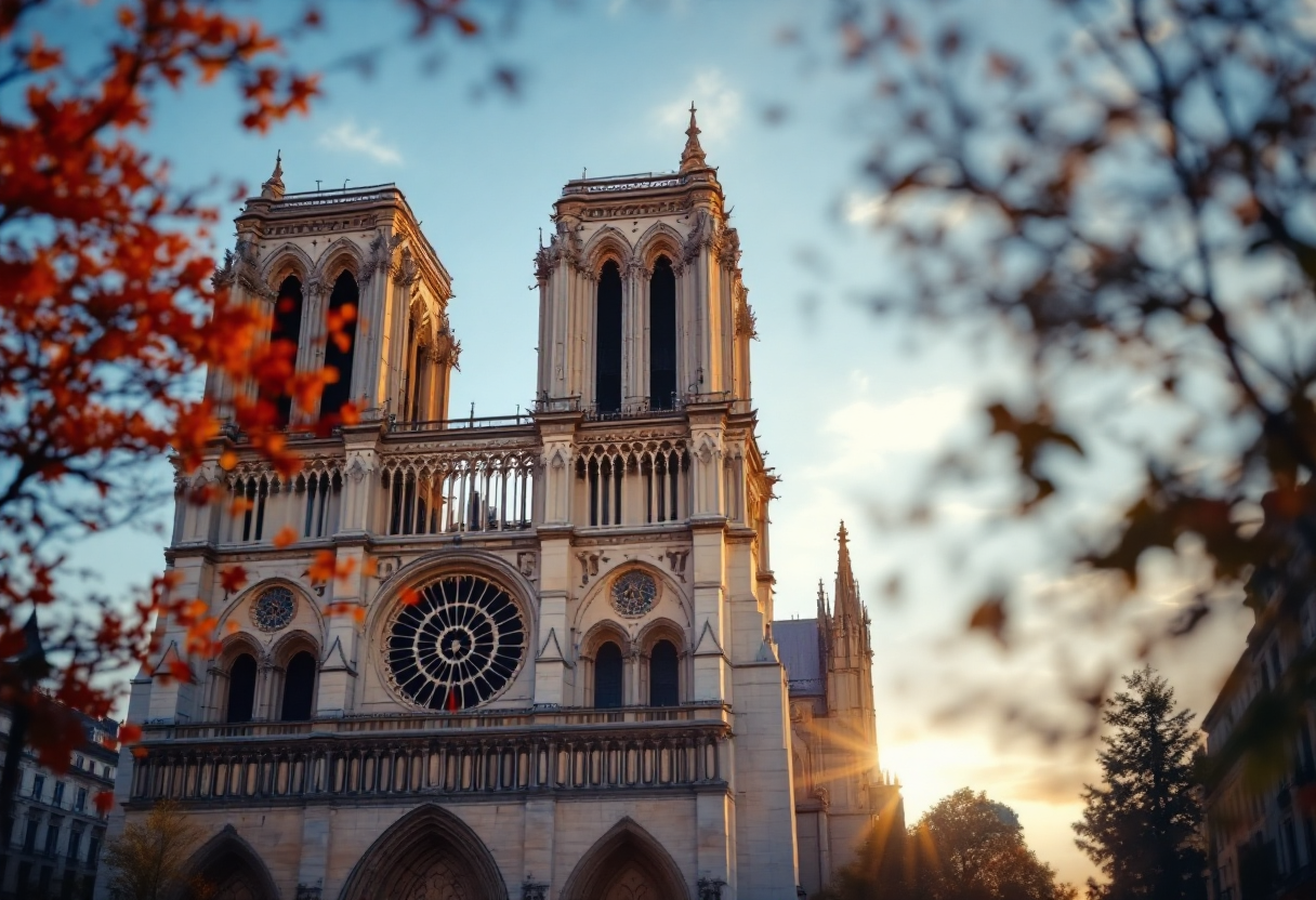 Outfit di Brigitte Macron e Carla Bruni per Notre Dame