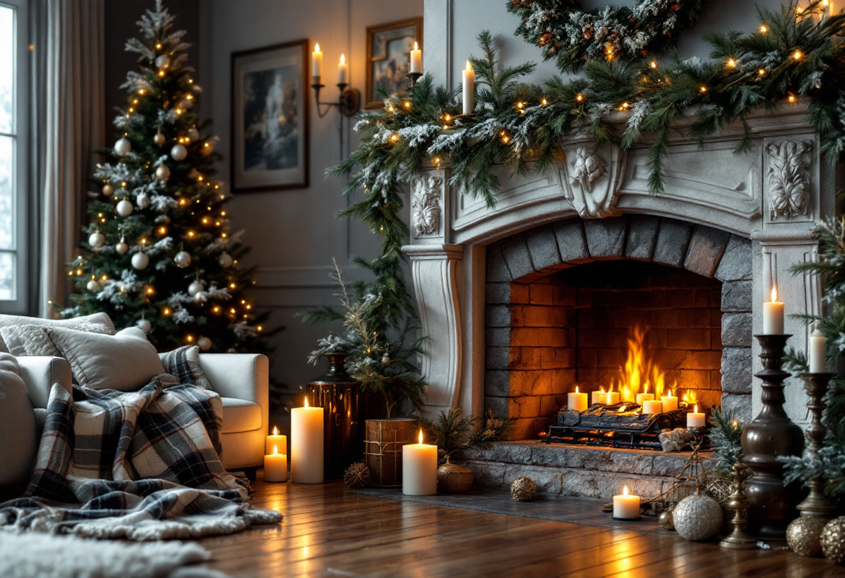 Idee creative per decorare la casa a Natale con piante