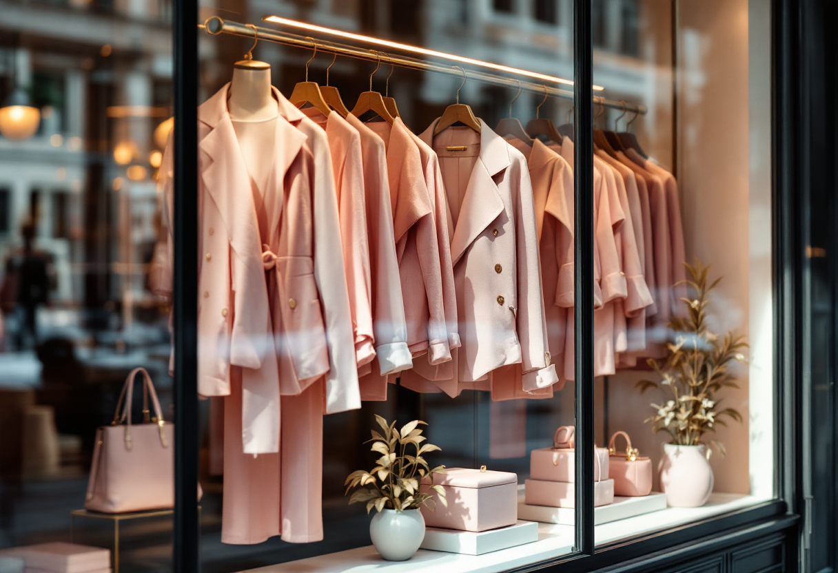 Immagine di un ambiente decorato in rosa cipria