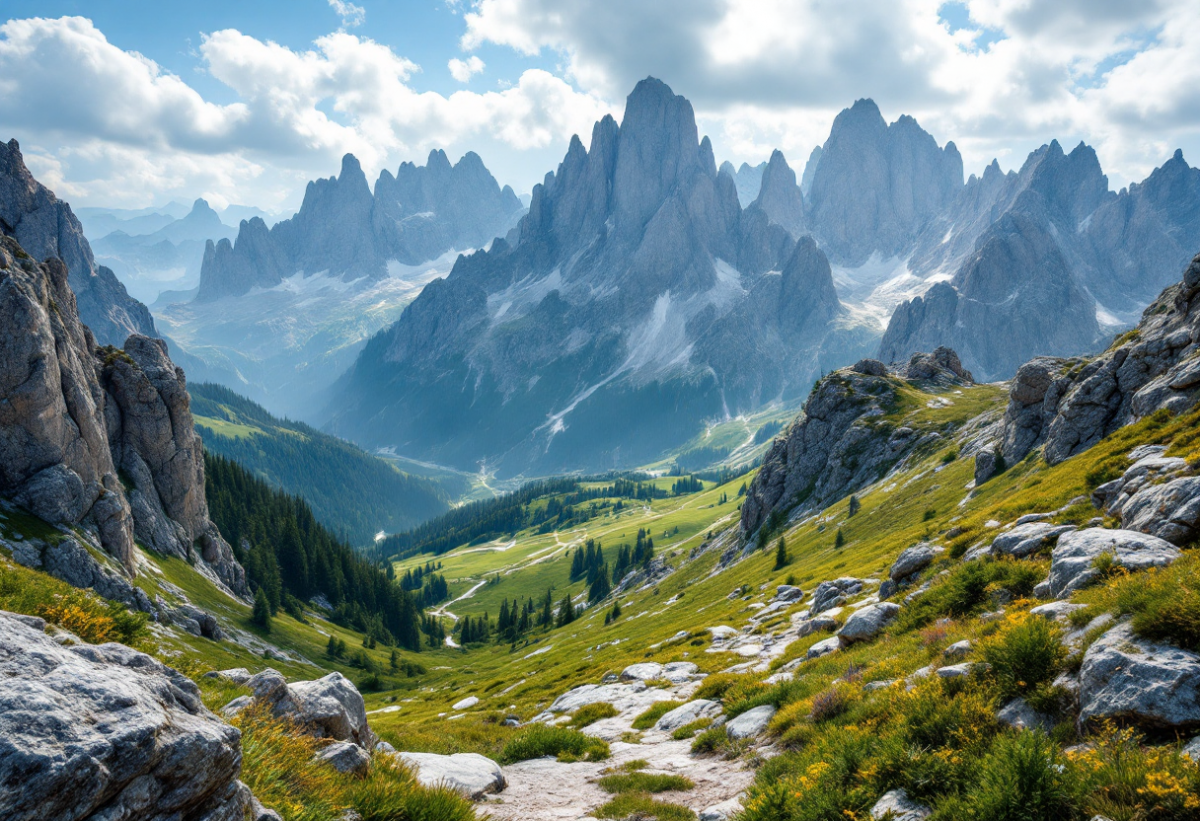 Michelle Hunziker e il suo viaggio sulle Dolomiti