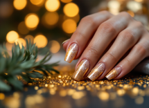 Idee creative di nail art per festeggiare Capodanno