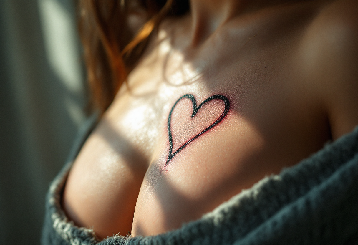 Sognare un tatuaggio a forma di cuore: cosa significa?