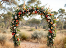 Matrimonio australiano con tradizioni e usanze locali