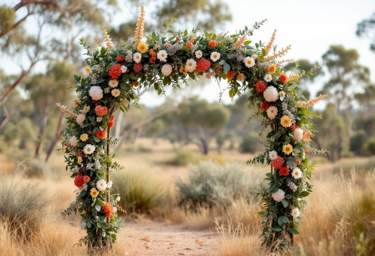 Matrimonio australiano con tradizioni e usanze locali