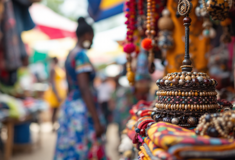 Sfilata di moda durante l'Accra Fashion Week 2024