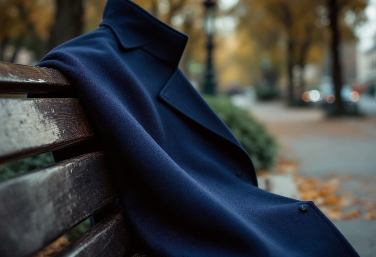 Scopri come indossare il cappotto blu navy con stile