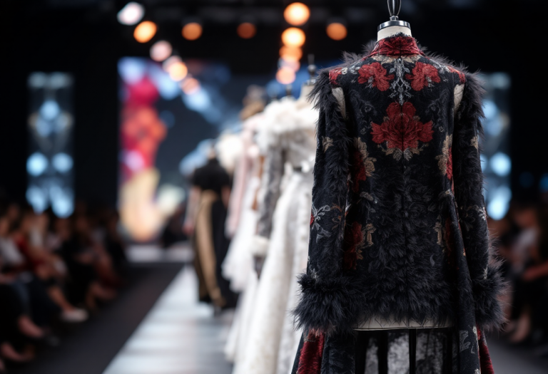 Sfilata Milano Fashion Week con tendenze inverno 2025-26