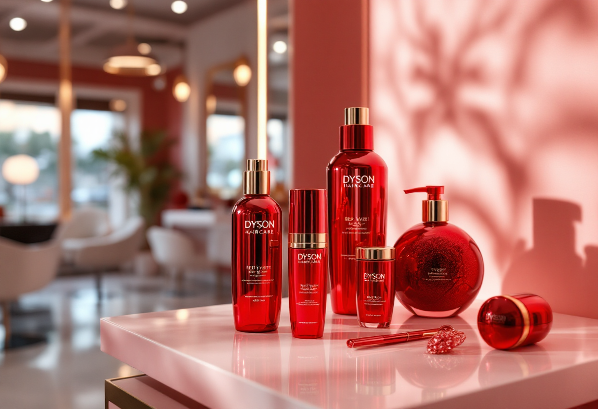 Dyson Haircare presenta la collezione Red Velvet and Gold