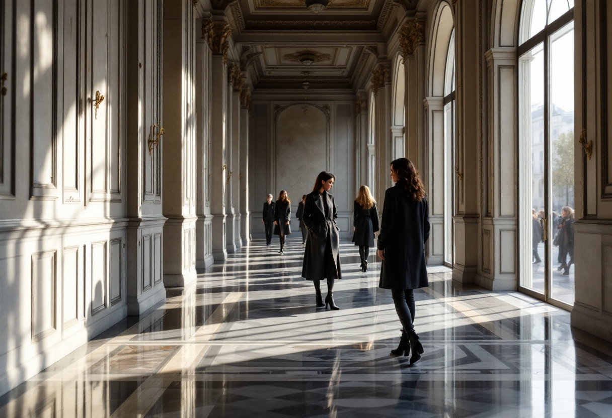 Chiara Ferragni in un elegante outfit a Parigi